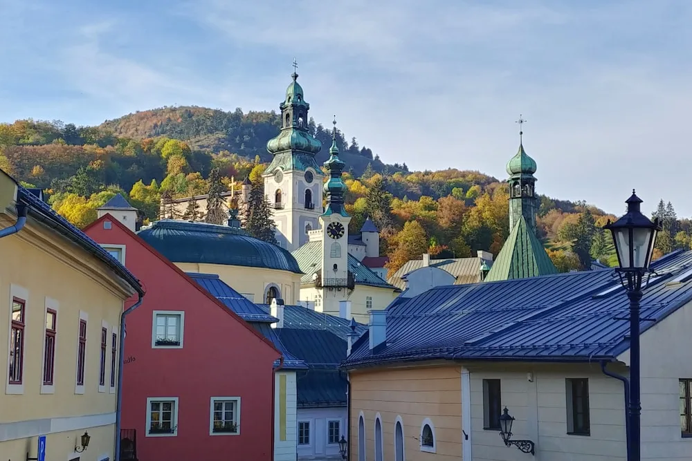 The town