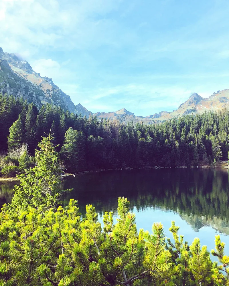 Alpine trails and tarns, Slovakia