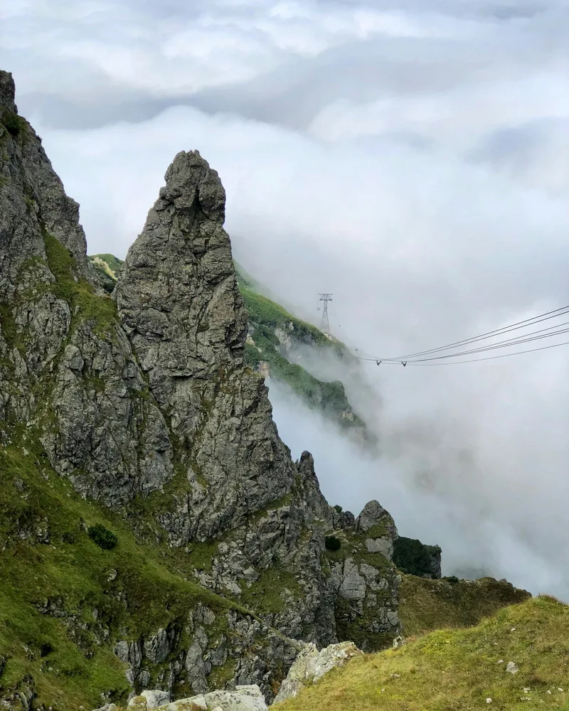 The cable car and railway, Slovakia