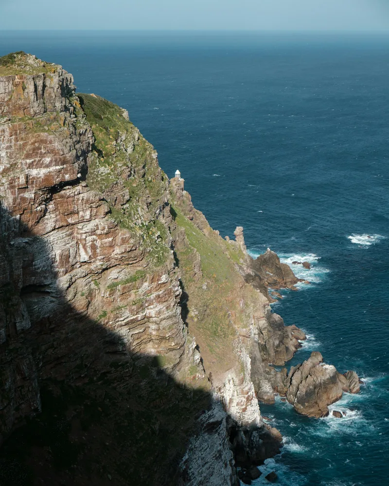 The lighthouse and the dramatic coast, South Africa