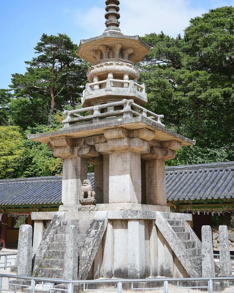 The halls and pagodas of Bulguksa, South Korea