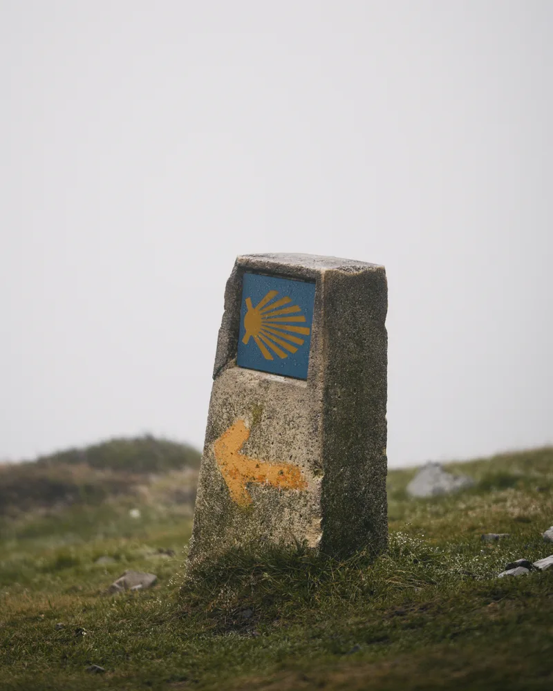 The waymarked path, Spain