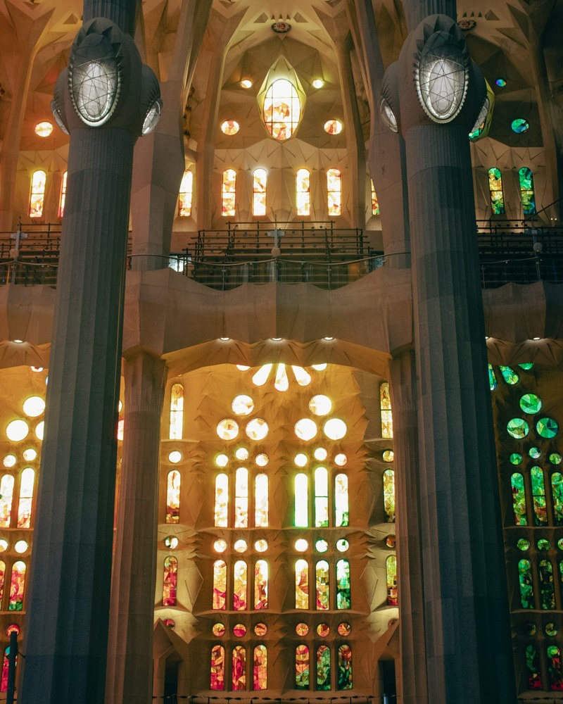 Inside the basilica, Spain