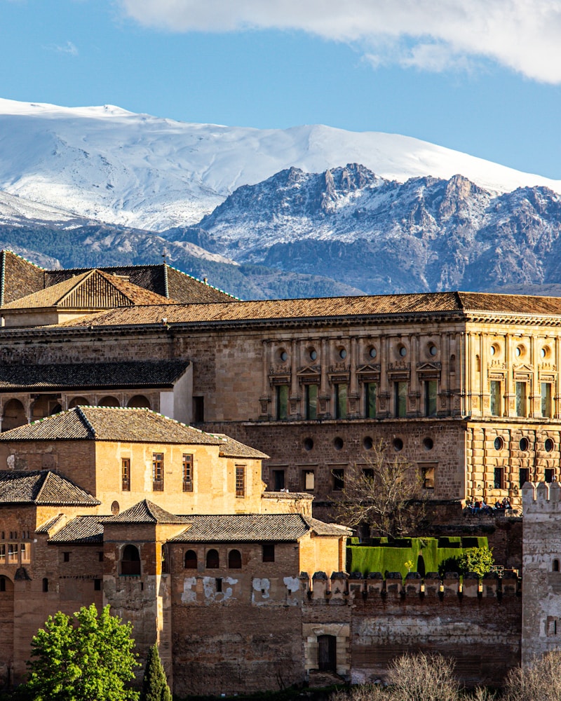 The fortress over Granada, Spain