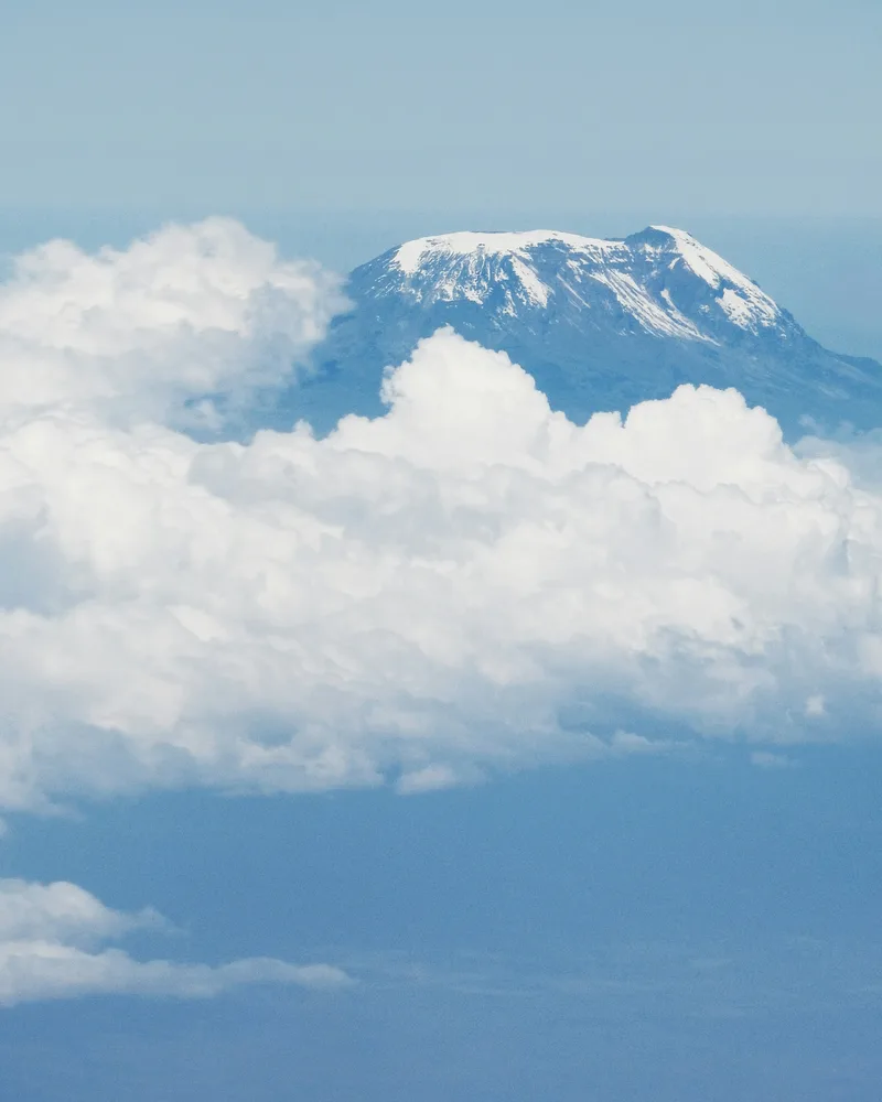 The snow-capped summit, Tanzania