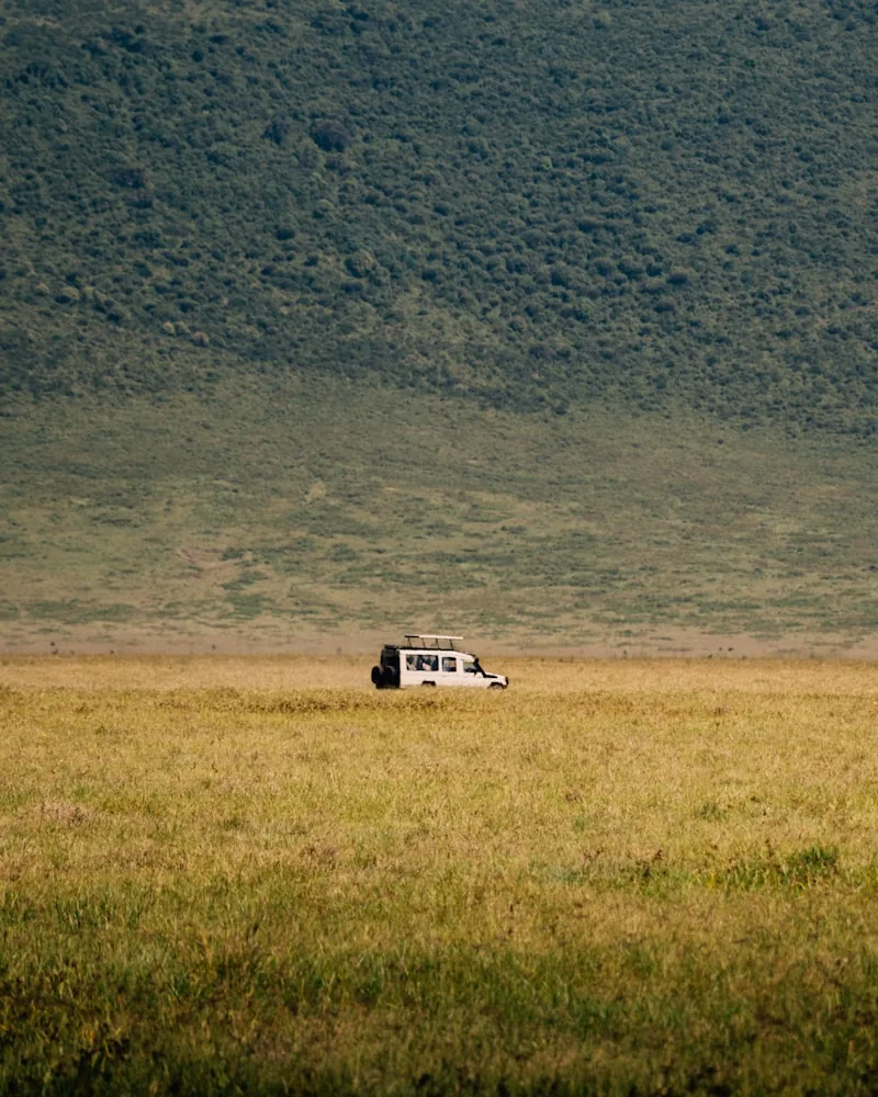The crater rim panorama, Tanzania