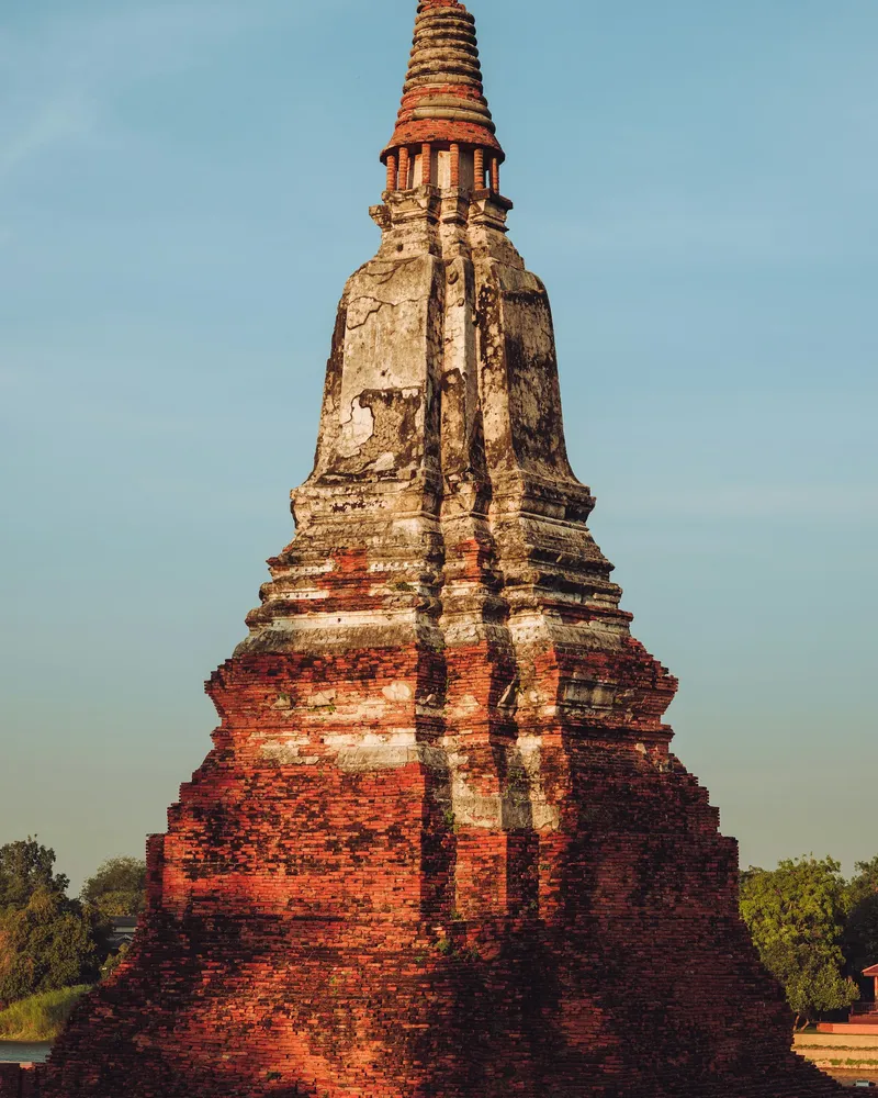 Wat Chaiwatthanaram on the riverbank, Thailand