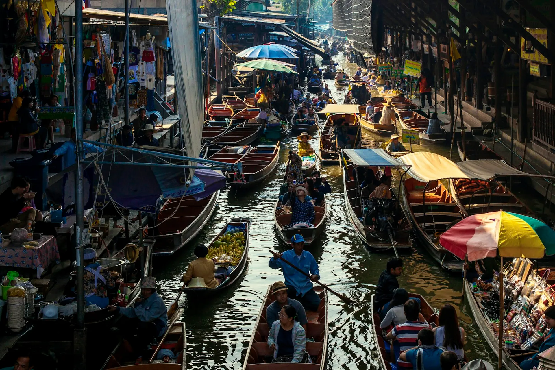 Bangkok's Canals & a Floating Market by Longtail
