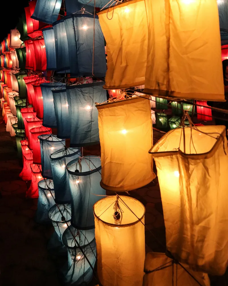 Amphawa at dusk, Thailand