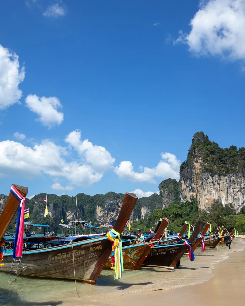 Railay's cliffs and beach, Thailand