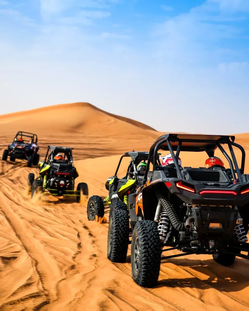 The red dunes & dune bashing, United Arab Emirates