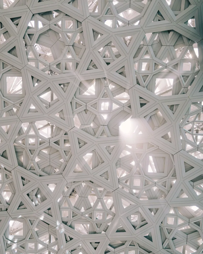 The great latticed dome, United Arab Emirates