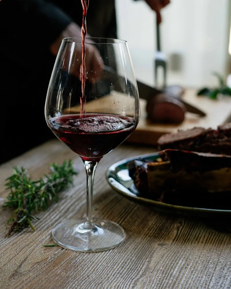 A glass of tannat, Uruguay