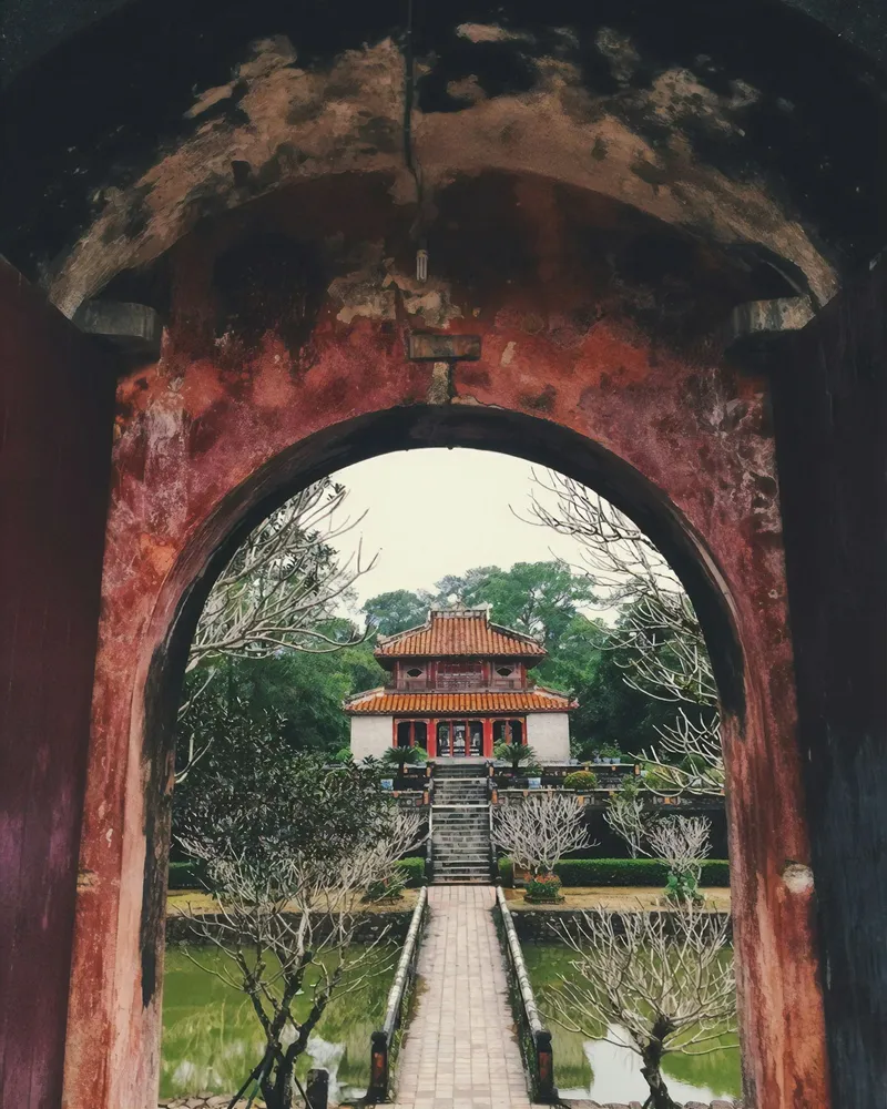 The tomb of Khai Dinh, Vietnam
