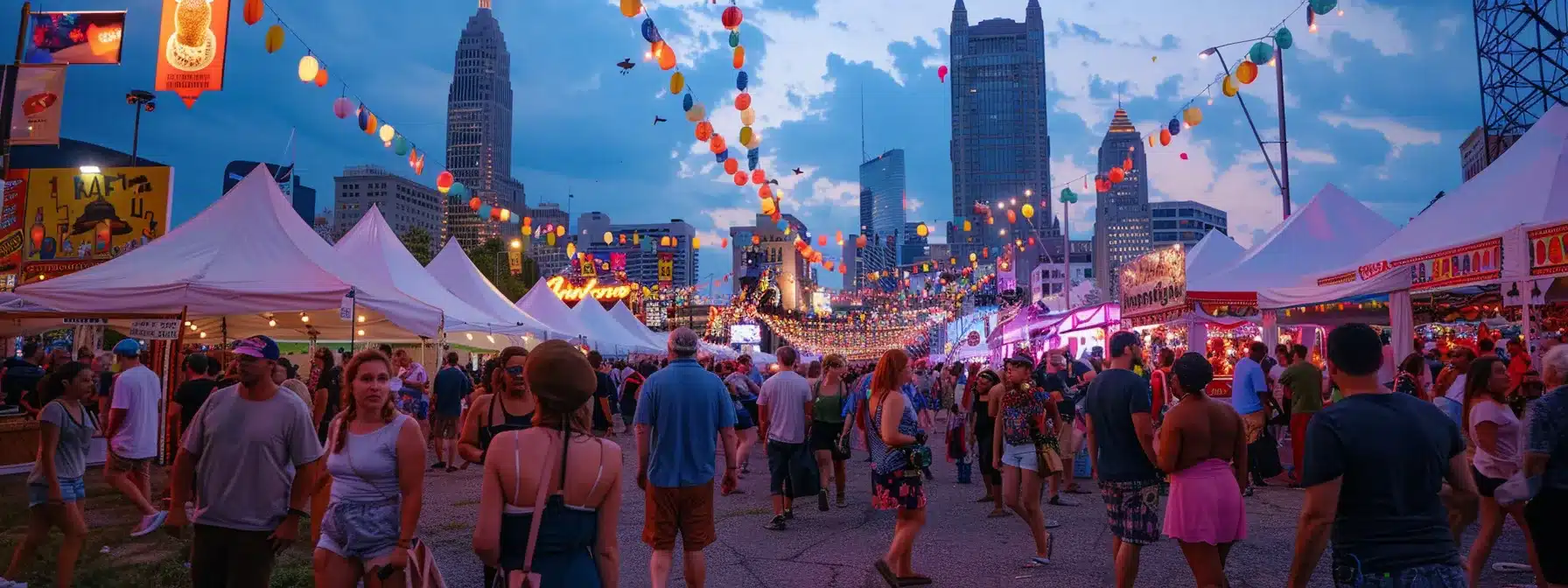 a colorful summer festival in cleveland showcasing vibrant culture and seasonal highlights.