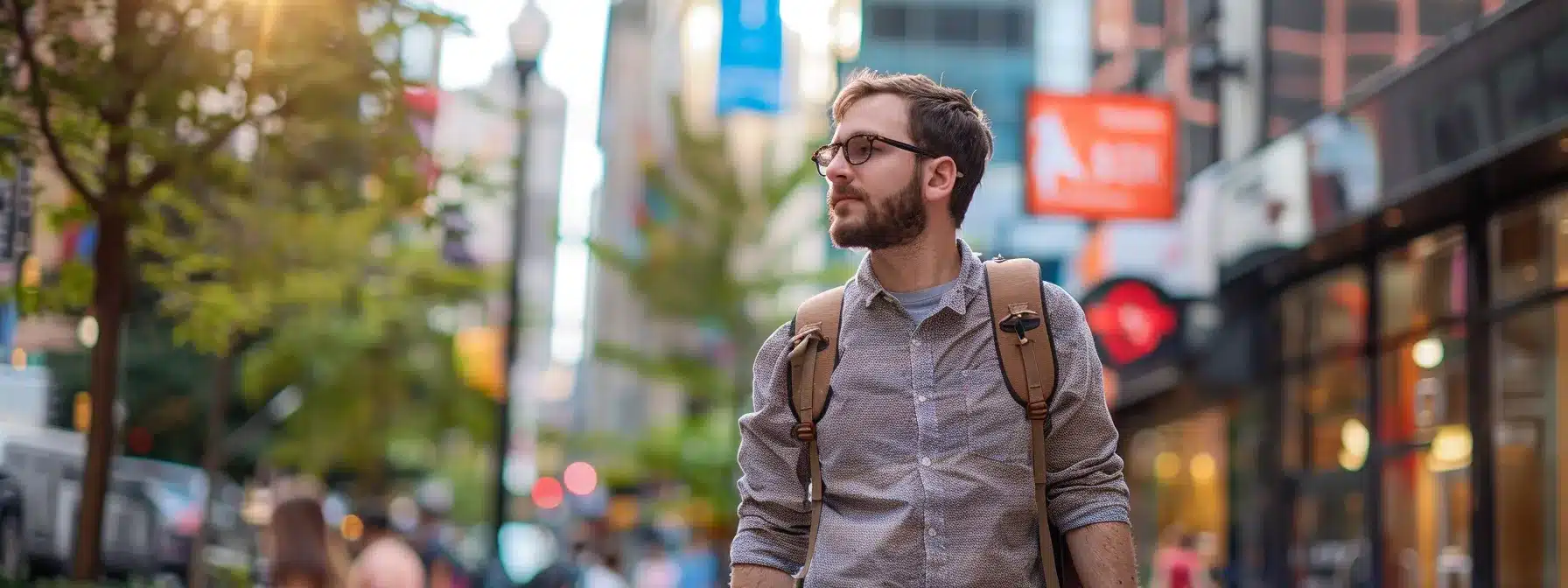 a traveler confidently navigating the vibrant streets of cleveland, equipped with insider advice and budgeting strategies for an enhanced experience.