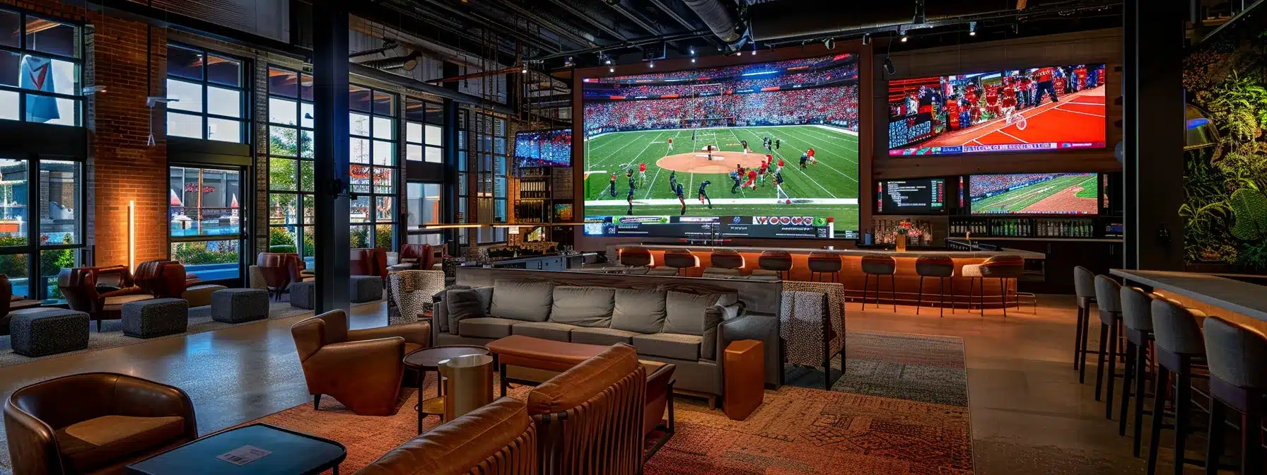a personalized cleveland vacation package featuring a scenic lakefront view with a backdrop of sports team memorabilia.