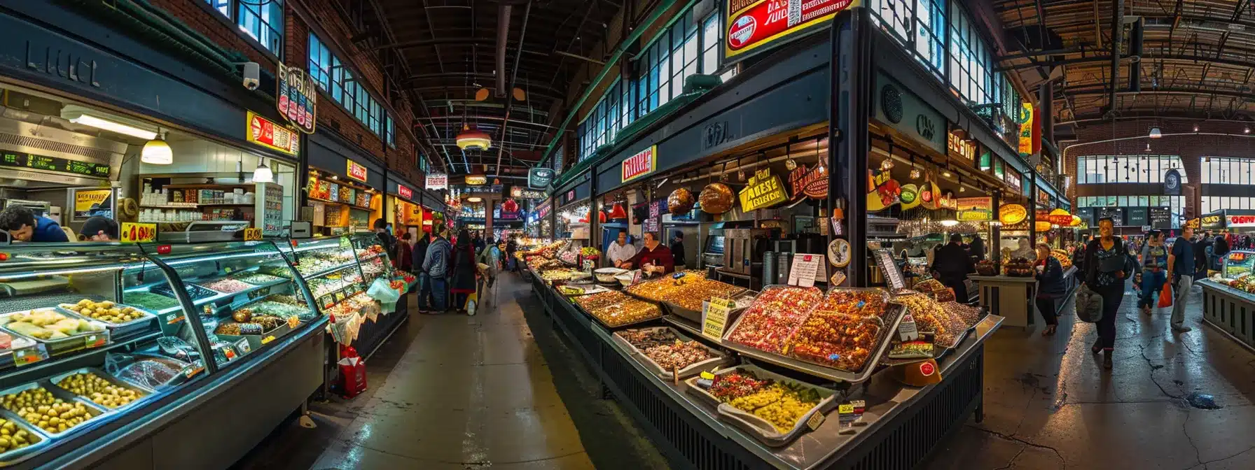 indulge in a colorful array of gourmet dishes at bustling eateries and food markets in cleveland.