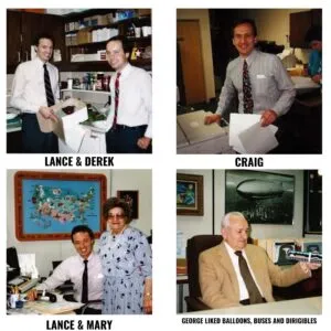 Lance, Derek and Craig Chima at work