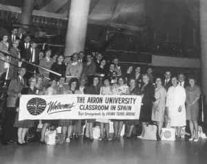 The Akron University Classroom in Spain group, arranged by Chima Travel