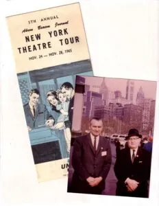 The annual New York Theatre Tour brochure
