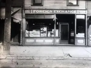 The early Foreign Exchange storefront